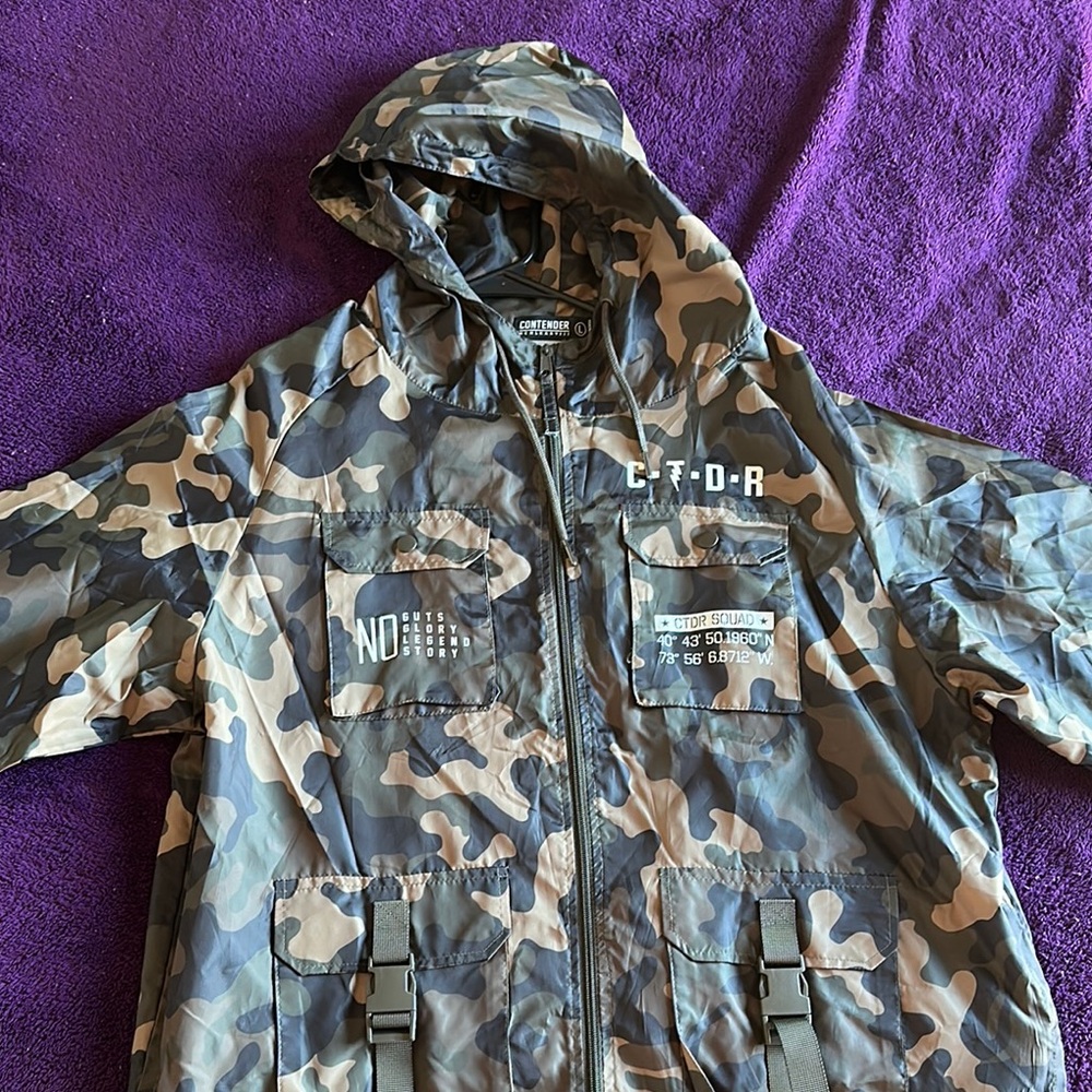 Camouflage Hooded Jacket